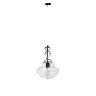 Подвесной светильник Loft IT 2073-B, диаметр 27 см, хром