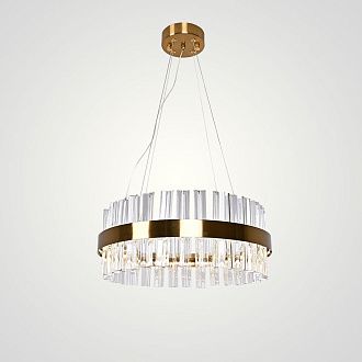 Подвесная люстра Saturno Not Baroncelli Suspension D40 40*40*18 см, 1*LED*20W, ImperiumLoft 40.1643-0, Золотистый