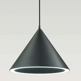 Подвесной светодиодный светильник Lumion Lenny 3724/24L Черный, диаметр 32 см