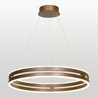 Люстра подвесная 60*35/150 см, 1*led*76W 3000K Lussole Dade LSP-7250 медный