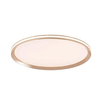 Потолочный cветильник 50*5 см, LED 50W 3000-5500K LED4U L3020-500 GD золото