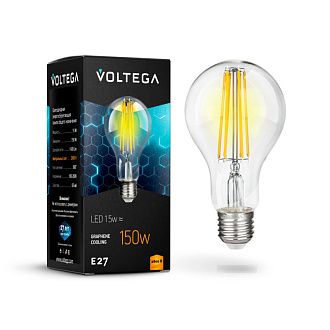 7104 Лампа светодиодная  Voltega Crystal 15W 1450Lm 2800K E27