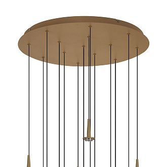 Люстра подвесная 60*200 см, 14*LED*5W, 3000K, Mantra Andromeda MAN8935, золотой