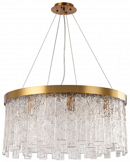 Люстра подвесная 60*60*40/100 см, 8*E14 40W Бронза Stilfort Frostyle 2155/05/08P