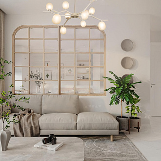 Подвесной светильник 90*30*47,5 см, 12*G9 Loft it Sakura 10212/12 Gold