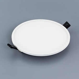 Светильник, 17 см, 22W, 3000К, белый, теплый свет, Citilux Омега CLD50R220, встраиваемый LED, вр 15,5 см