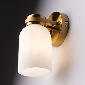 Бра 19 см, Freya Kamelia FR5446WL-01BS, латунь