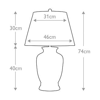 Настольная лампа Elstead Lighting, Арт. MORRIS-TL-LARGE