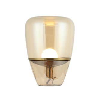 Настольная лампа 28*28*40 см, 1*E27 Gerhort G32154/1T BRS AMB, Бронза