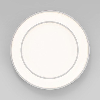 Светильник с регулировкой яркости и цветовой температуры 70*70*12,5 см, *LED, 137W, 3300;4200;6500 Eurosvet Force 90331/2, белый