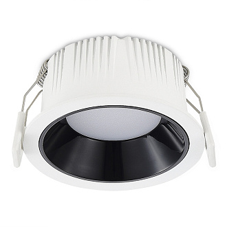 Встраиваемый светильник 8,5*4,5 см, 1*LED*7W 3000K ST LUCE ST755.438.07 черный, вр 7,5 см