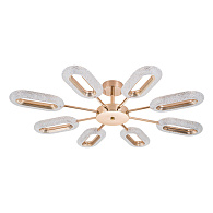 Люстра 92*18 см, 1 LED*79W, 3000-6500 К, Arte Lamp Ovale A2489PL-8GO, Золото