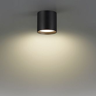 Светильник 8 см, 8W, 3000-6000K, Odeon Light 7129/8CL, черный