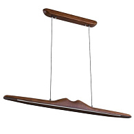 Подвесной светильник 100 см, 19W, 3000K, Arte Lamp CONCA A4286SP-19BK, коричневый