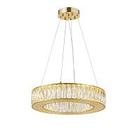 Люстра Ø500 x H100 (1200), мм, 96W 3000-6000K, GOLD (Золото) NewRgy E76-ф500*H100 GOLD