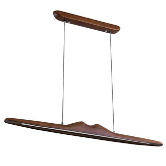 Подвесной светильник 100 см, 19W, 3000K, Arte Lamp CONCA A4286SP-19BK, коричневый