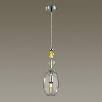 Подвесной светильник диаметр 14 см Odeon Light Bizet 4893/1B Хром