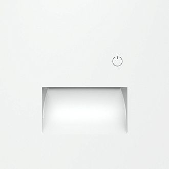 Подсветка светодиодная встраиваемая Voltum S70 с датчиком, белый матовый пластик Soft touch VLS070702