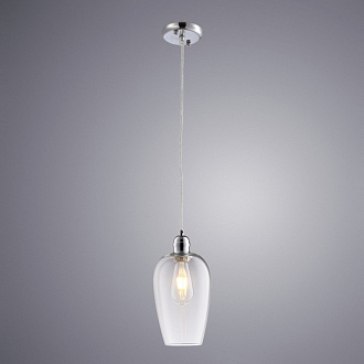 Подвесной светильник Arte Lamp A9291SP-1CC хром, диаметр 16 см