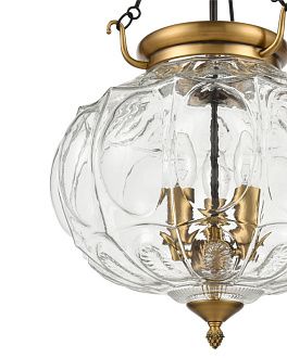 Подвесной светильник  35*160 см, 3*E14 коричневый, бронза Vele Luce Helen VL4266P13