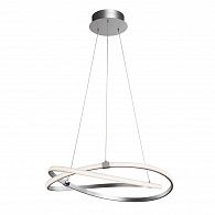 Подвесной светодиодный светильник Mantra Infinity 5381, LED, W60, диаметр 71 см, серебро