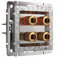 W1285006 Акустическая розетка, hammer серебряный Werkel, 4690389163111