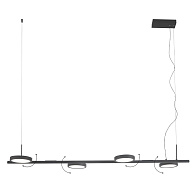 Светильник 100 см, 32W, 4000K, Crystal Lux CLT 027C4 L1000 BL, черный