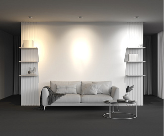 Встраиваемый светильник 9,9*9,9*4,9 см, LED, 9W, Maytoni Technical Move DL060-9W3-4-6K-TRS-W белый, вр 11 см