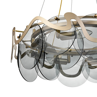Подвесной светильник  60*120 см, 8*E14 шампань Vele Luce Melodia VL3294P08