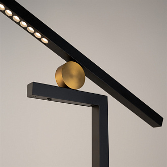 Торшер 80*30*189 см, LED, 3000К, Maytoni Emphaty MOD363FL-L14B3K черный