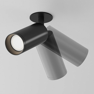 Встраиваемый светильник Maytoni Focus C018CL-01B, черный, вр 5 см
