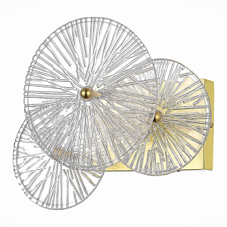 Бра 14 см, 40W, ST LUCE FLERO SL1657.201.01 Золотистый