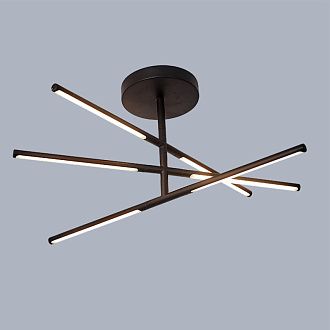Светильник 72 см, 32W, 3000K, Crystal Lux LARGO PL32W D730 BLACK, черный
