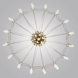Потолочный светильник 103*LED*51W, 4000К, 4590lm Odeon Light Flamenco 7000/51CL, золото