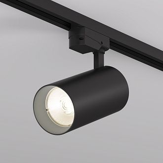 Трековый однофазный светильник 8 см, 30W, 3000K, Denkirs Solid Koper DK6455-BK, черный