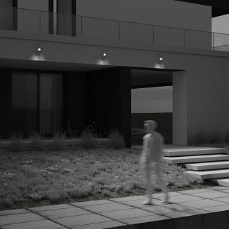 Прожектор 11 см, 10W, 4000K, Maytoni Flood FL001-L10B4KSR, черный