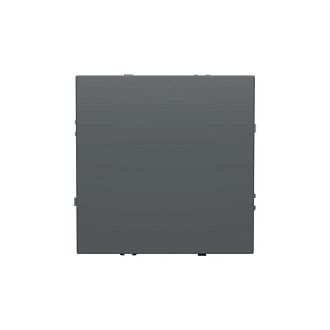 Выключатель встраиваемый Voltum S70 одноклавишный 10А, титан пластик Soft touch VLS010106