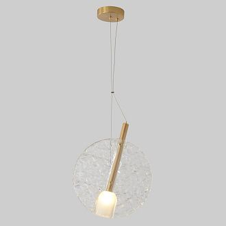 Светильник подвесной *28*32,5-87-212 см, 1*G9*40W, Crystal Lux Frozen FROZEN SP1 BRASS, Латунь
