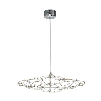 Подвесная люстра 58,5*219 см, 1*LED, 23W, 3000-6000К, Favourite Thinner 4305-6P хром