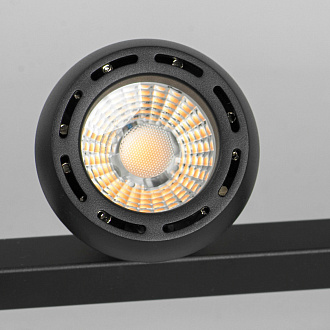 Линейно-подвесной светильник 120*50/120 см, 6*led*3W 3000K Lussole Lassen LSP-7254 черный