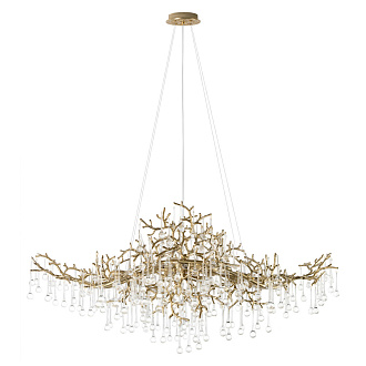 Подвесная люстра 120 см, Loft IT Coral 10351/1200L AB, бронза