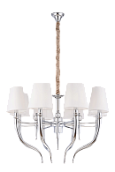 Люстра Ø635 x H560, мм, 8*40W (320W), CHROME (Хром) NewRgy ZF8658/8CR CHROME