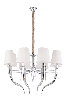 Люстра Ø635 x H560, мм, 8*40W (320W), CHROME (Хром) NewRgy ZF8658/8CR CHROME