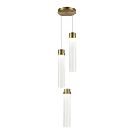 Светильник подвесной CHAMPAGNE 3*LED*12W 4000K ST LUCE SL6236.303.03 латунь