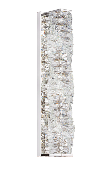 Бра Ø120 x H600, мм, 36W 3000-6000K, CHROME+CLEAR (Хром + Прозрачный Хрусталь) NewRgy W2406R/36W CHROME+CLEAR