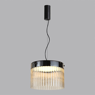 Подвес 28*28*154 см,  LED*W, 4000 К, Odeon Light Pillari, черный 5047/24L