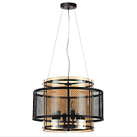 Люстра подвесная 50*188 см, 6*E14 Lumion Zarina 8007/6 черный, золотой