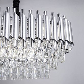 Подвесная люстра 90*33*82 см, Е14 12x40W, Серебро MODELUX ML.7010.12 SL
