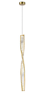 Люстра Ø7.6 x W11 x H1000, мм, 9W 4000K, BRASS(Латунь) NewRgy 2119-DW-100 BRASS