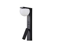 Настенный светильник 22 см, 10W, 4000K, Kink Light Грета 07809W,19(4000K), черный